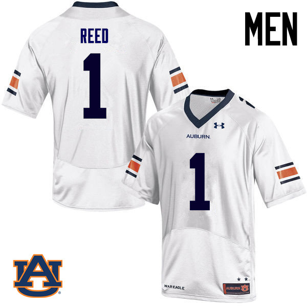 Men Auburn Tigers #1 Trovon Reed College Football Jerseys Sale-White